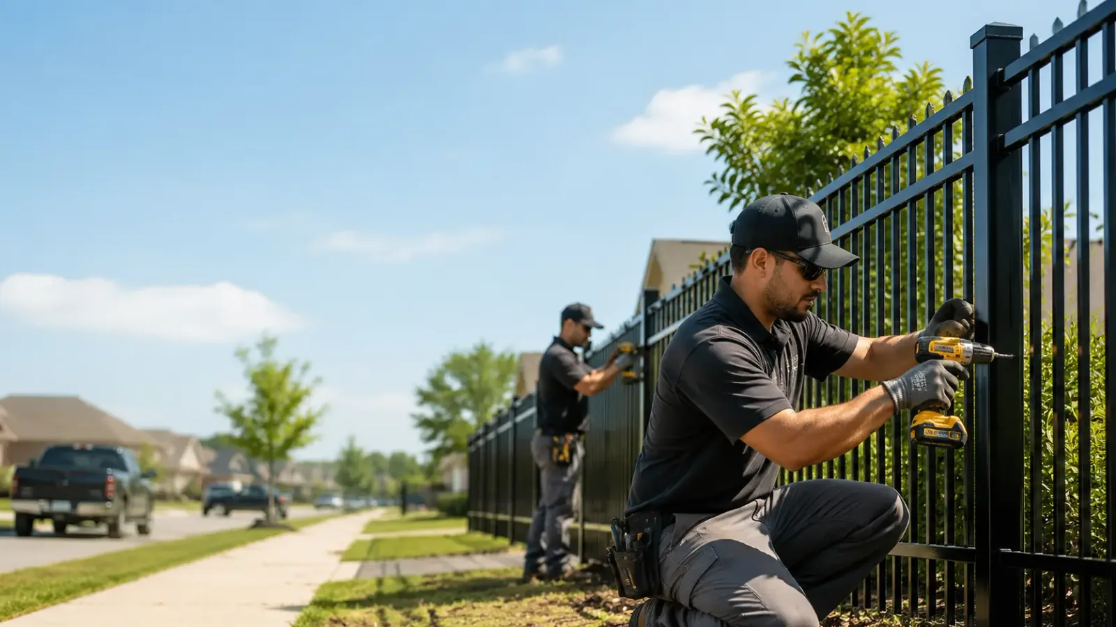 Metal Fence Installation in Dover, KY